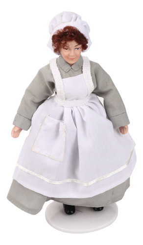 Muñeca De Porcelana En Miniatura, Modelo Chef Dollhouse, Ado