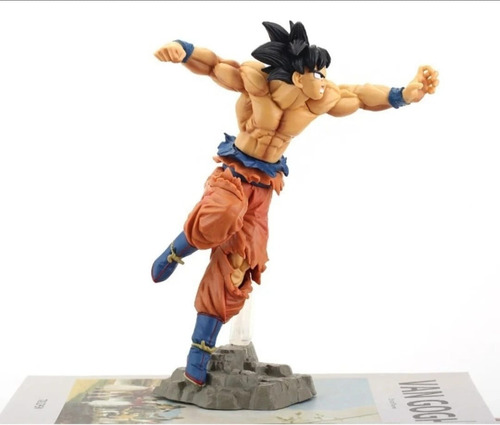 Figura De Colección Goku Dragon Ball Z Con Base - Exc Cal.