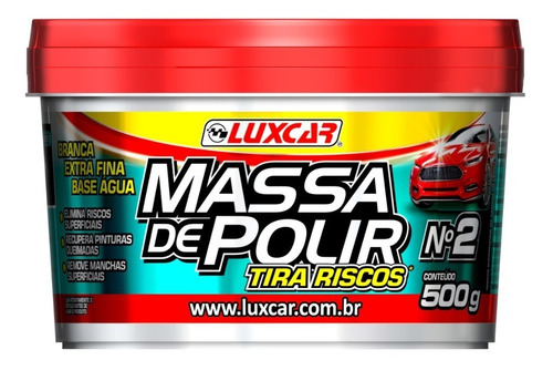 Massa De Polir Tira Riscos Luxcar 500g