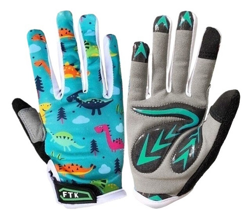 Guantes De Bicicleta Antideslizantes Coloridos For Niños Co