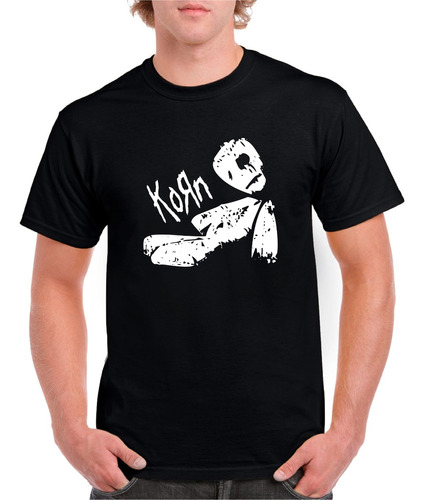 Polera Hombre Estampado Korn Issues