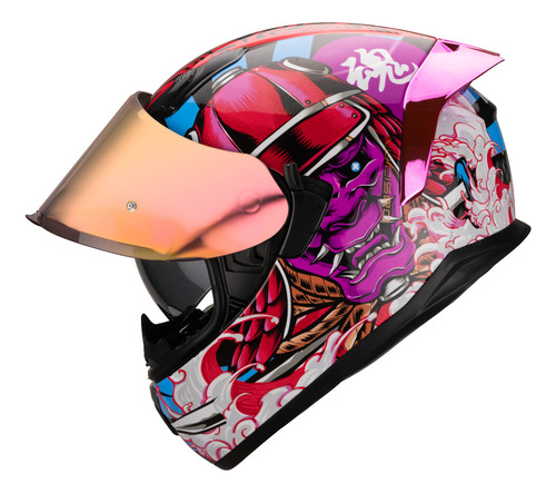 Hax Helmets. Casco Certificado Dot + Ece. Obsidian Samurai