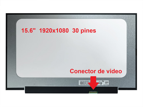 Pantalla 15.6 Slim 30p Nv156fhm-n4c Lp156wf9(sp)(l9) 26cm