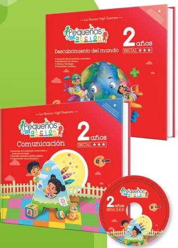 Imagen 1 de 1 de Lexicom Pequeños En Acción 2 Años Nivel Inicial