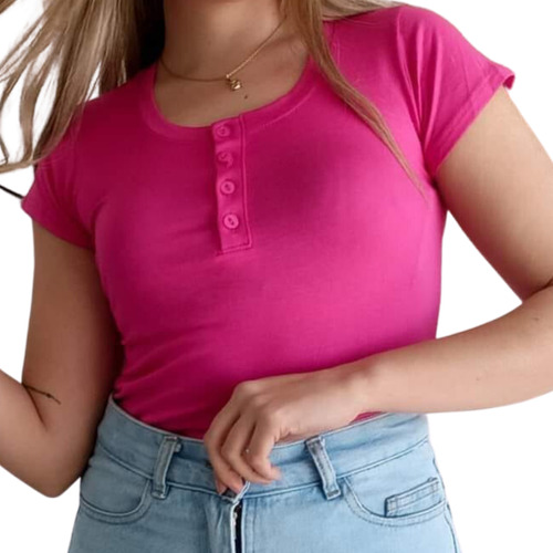 Remera Básica De Mujer Modal Suaves Nueva Temporada