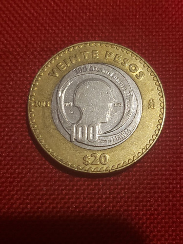 Moneda 20 Pesos 100 Años Ejercito Mexicano