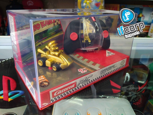 Carro A Control Remoto Mario Kart Mini Rc Gold Mario Carrera