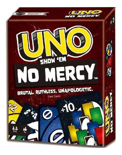 Uno Show 'em No Mercy Juego De Cartas Mattel