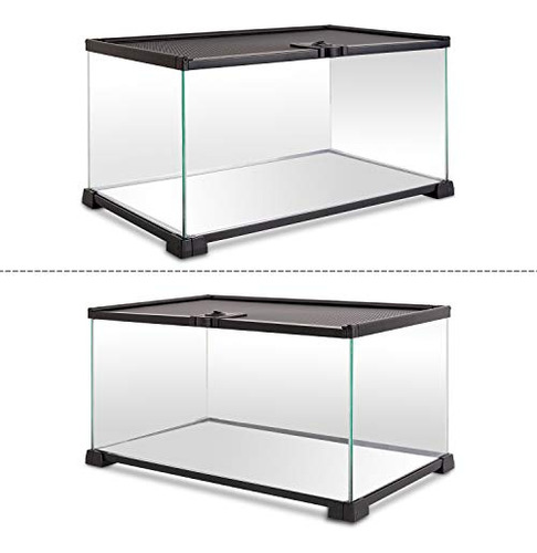 Repti Zoo 10 Galones Jaula De Cristal Para Reptiles 79 X 47