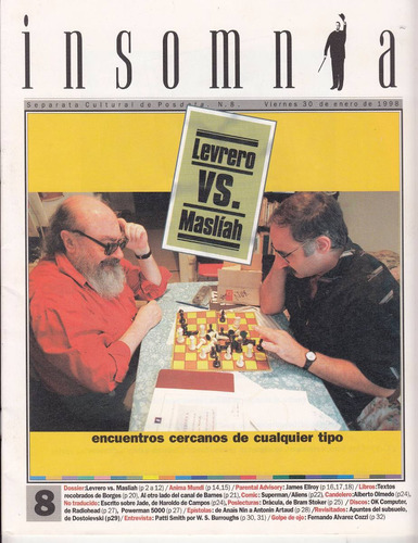 Mario Levrero Versus Leo Masliah Entrevista Insomnia 1998