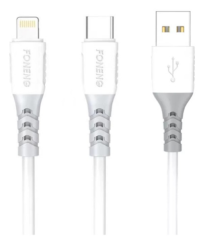 Cable De Datos Foneng X66 Micro Usb 3a 1mt Universo Binario