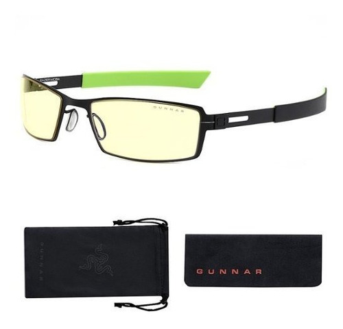 Gafas De Juego Gunnar Con Lentes Ambar Color Negro