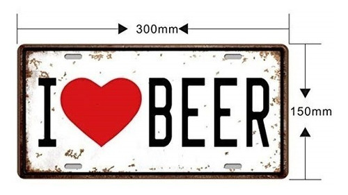 Imagen 9 de 9 de 3 Placas Decorativas Metálicas Vintage Retro Pqte X 3 Placas