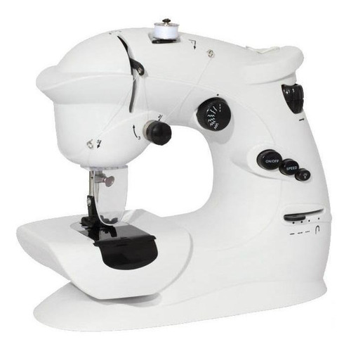 Máquina de coser recta Daza portable color blanco