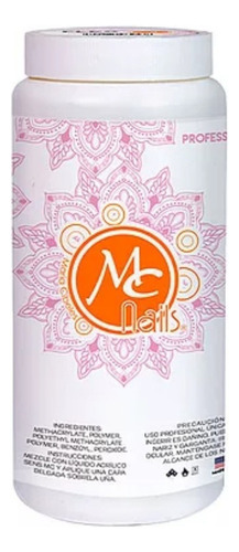 Mc Nails Polvo Acrílico Flex Básico 16 Onzas. Uñas Acrílicas Color Rosa