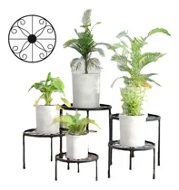 Comprar Bases Para Maceteros De Herrería Plantas Porta Macetas 5pcs