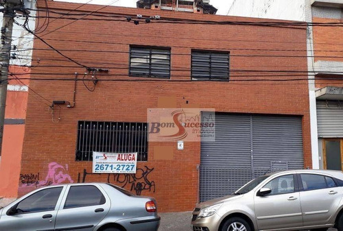 Imagem 1 de 1 de Galpão Para Alugar, 500 M² Por R$ 12.500,00/mês - Mooca - São Paulo/sp - Ga0164