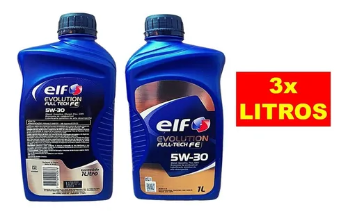 comprar 3 Litro Óleo Elf Full Tech Fe 5w30 Evolution 100% Sint Dpf