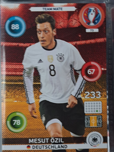 Carta Adrenalyn Xl Euro 2016 Mesut Özil #73