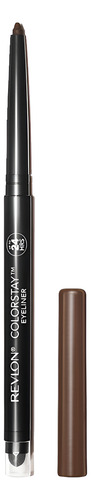 Lapiz Delineador Para Ojos Revlon Colorstay Cafe Contra Agua Marrón Mate