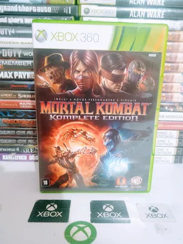 Mortal Kombat Komplete Edition - Jogo Xbox 360 Mídia Física