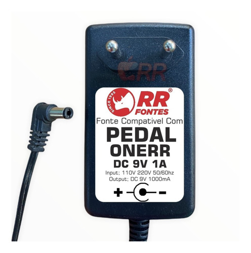 Fonte Carregador Pedal Efeitos Onerr Greatone Overdrive Ov-1