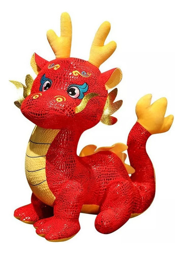 New Año 2024 3d Zodiaco Chino Dragón Peluche Dragón 24cm