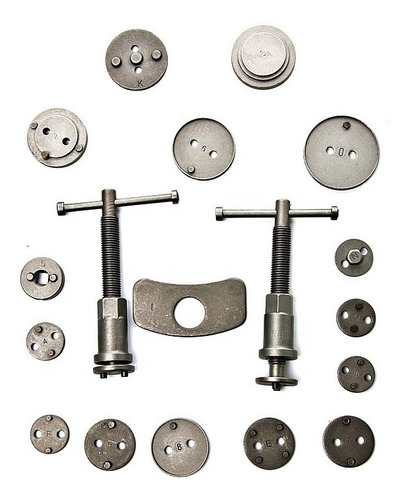 Kit Compresor Extractor Prensa Caliper Freno Auto 18 Piezas Comprimidor Black