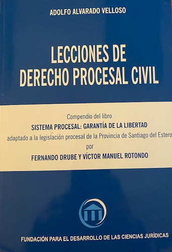 Lecciones De Derecho Procesal Civil Santiago Del Estero