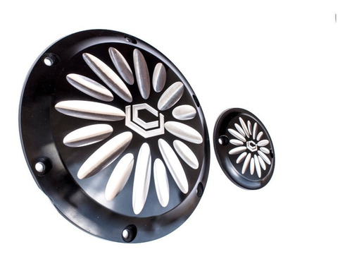 Derby Y Timer Cover Uc Flow Deep Cut Para Harley Sportster