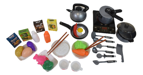 Juego De Cocina Para Niños 38 Pc C/ Luz Y Sonido