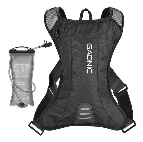 Mochila Hidratante Gadnic Deporte Camelback  Bolsa 2l Color Negro