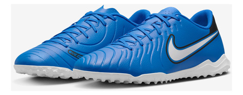 Botines Nike Tiempo Legend 10 Club Fútbol Azul