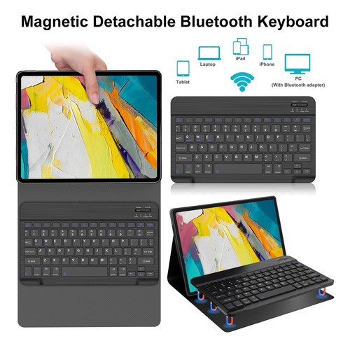 Funda Teclado Samsung Galaxy Tab S6 Lite 10.4 Pulgadas 2020 Color