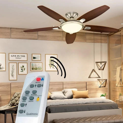 Imagem 3 de 7 de Controle Remoto Para Ventilador De Teto - Qualitronix Qv40