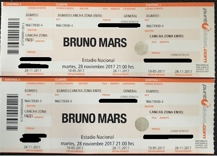 Entradas Bruno Mars - 24k Magic World Tour 2017