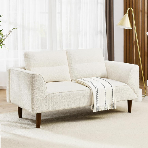 Sofa Cama Moderno Super Comfortable 163 A 210cms Velvet Beige Bouclé