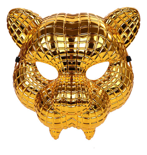 Máscara Vip Customer Guest Boss, 20 Cm, Golden Boss Leopard