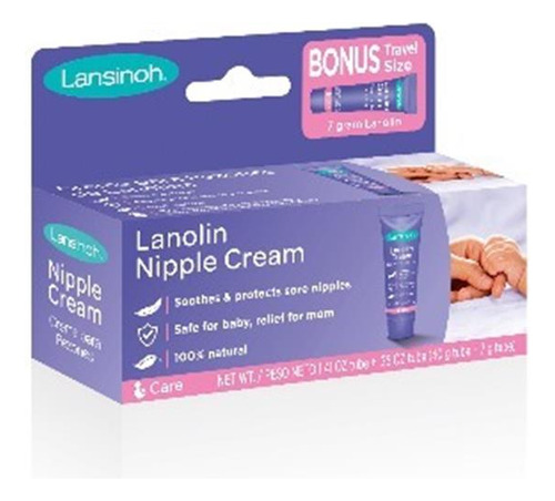 Crema Lanolina Lansinoh Hpa  Tubo 40 Gr + 7 Gr