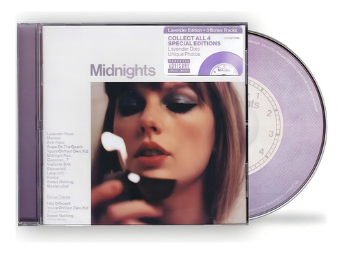 Taylor Swift - Midnights Lavender (CD Deluxe) Universal