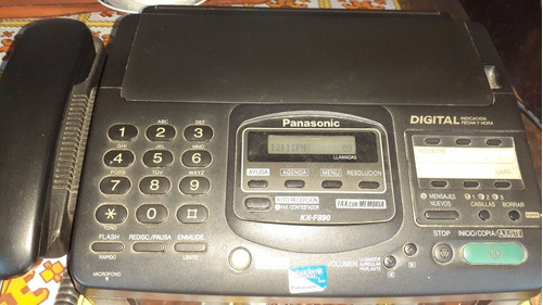 Teléfono Fax Panasonic Kx-f890, Con Memoria