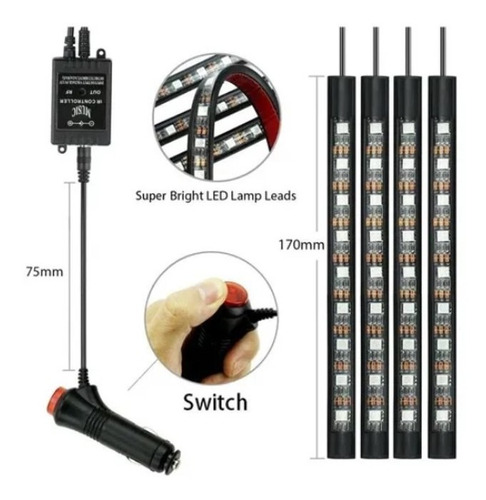 Kit Barras Led Auto 12 V Suzuki Grand Vitara 10/12 2.4l
