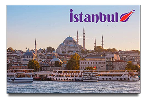 Imán Para Nevera De Estambul, Recuerdo De Viaje A Turquía De