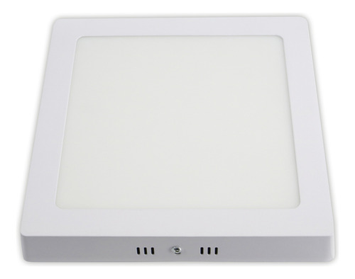 Plafón Panel Led 24w Aplicar Cuadrado Luz Neutra Ext. A 220v