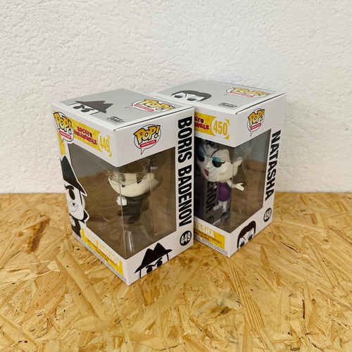 Funko Pop Boris Badenov & Natasha (Usado)