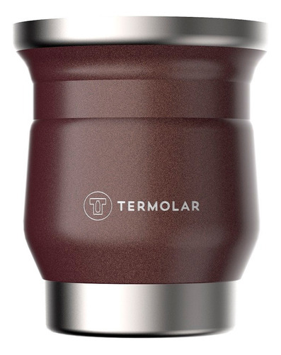 Calentador térmico Chimarrão para café y té, yerba mate termolar, color bronce liso