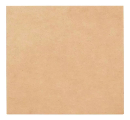 Plato De Sitio - Base Cuadrada 15cm Mdf Fibrofacil Pack X30