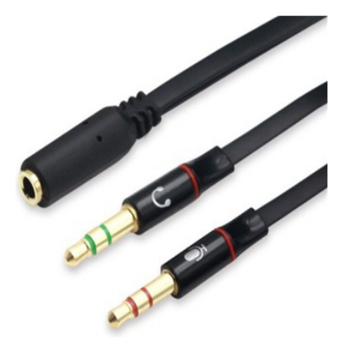 Cable adaptador P3 para teléfono P1/P2 y auriculares con micrófono y PC