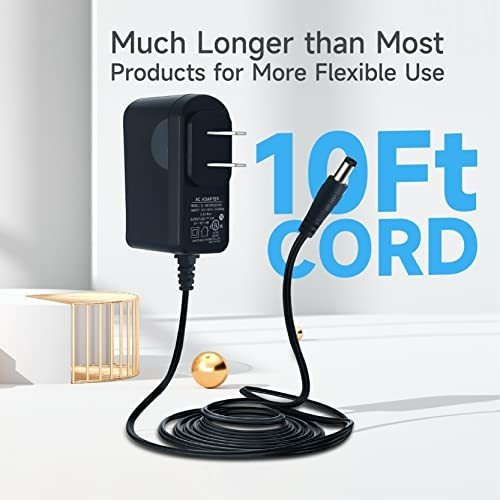Adaptador De Fuente De Alimentación De 12 V, 1 A/1000 Ma, 10