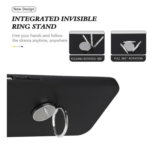Funda For Xiaomi 14t Pro/poco M4 5g, Con Soporte For Anillo